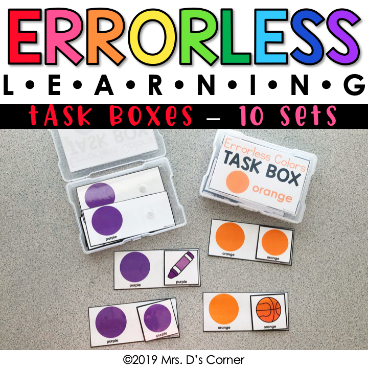Work Task Boxes- September · Mrs. P's Specialties