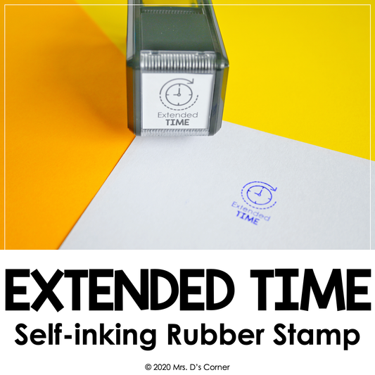 Extended Time Self-inking Rubber Stamp | Mrs. D's Rubber Stamp Collection