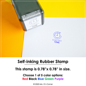 Extended Time Self-inking Rubber Stamp | Mrs. D's Rubber Stamp Collection