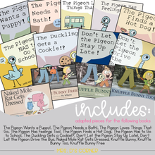 Load image into Gallery viewer, Mo Willems Set 2 Adapted Piece Book Set [13 book sets!] Pigeon + Knuffle Bunny