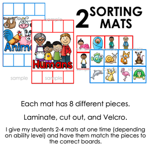 Human or Animal Sorting Mats [2 mats included]