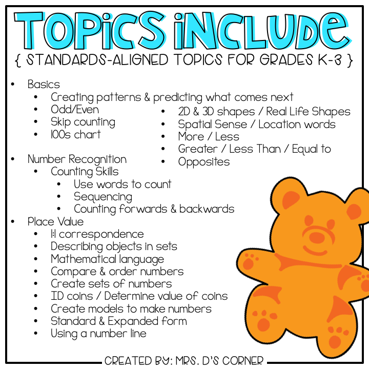 Math Adapted Work Binder® BUNDLE - Standards Aligned (for Special Needs)