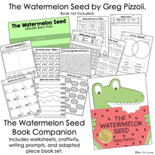 Load image into Gallery viewer, The Watermelon Seed Book Companion and Lesson Plans