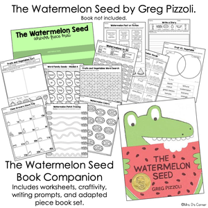 The Watermelon Seed Book Companion and Lesson Plans