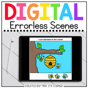 Digital Errorless Scenes Learning Activity | Distance Learning