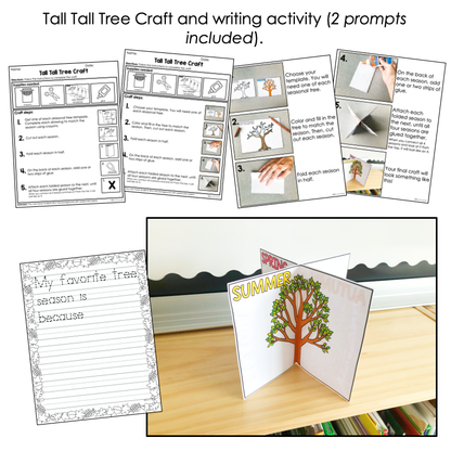 Tall Tall Tree Book Companion [ Includes Craft and Writing Activity! ]