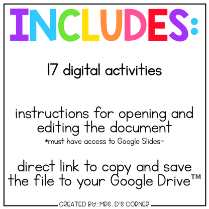 Winter Digital Activity Bundle [17 digital activities] | Distance Learning