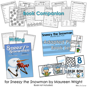 Sneezy the Snowman Book Companion, Activities, and Lesson Plans