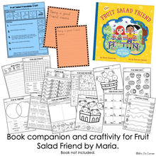 Load image into Gallery viewer, Fruit Salad Friend Book Companion [ Craft, Writing, and Visual Recipe! ]