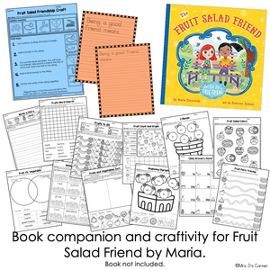 Fruit Salad Friend Book Companion [ Craft, Writing, and Visual Recipe! ]