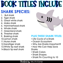 Load image into Gallery viewer, Sharks Adapted Book Bundle [ 21 total adapted books included! ]