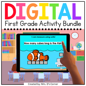 First Grade Standards-Aligned Digital Activity Bundle | Distance Learning