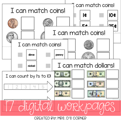 DIGITAL Adapted Work Binder ( Canada Money )