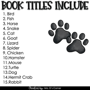 Taking Care of My Pet Adapted Book Bundle | Digital + Printable Adapted Books