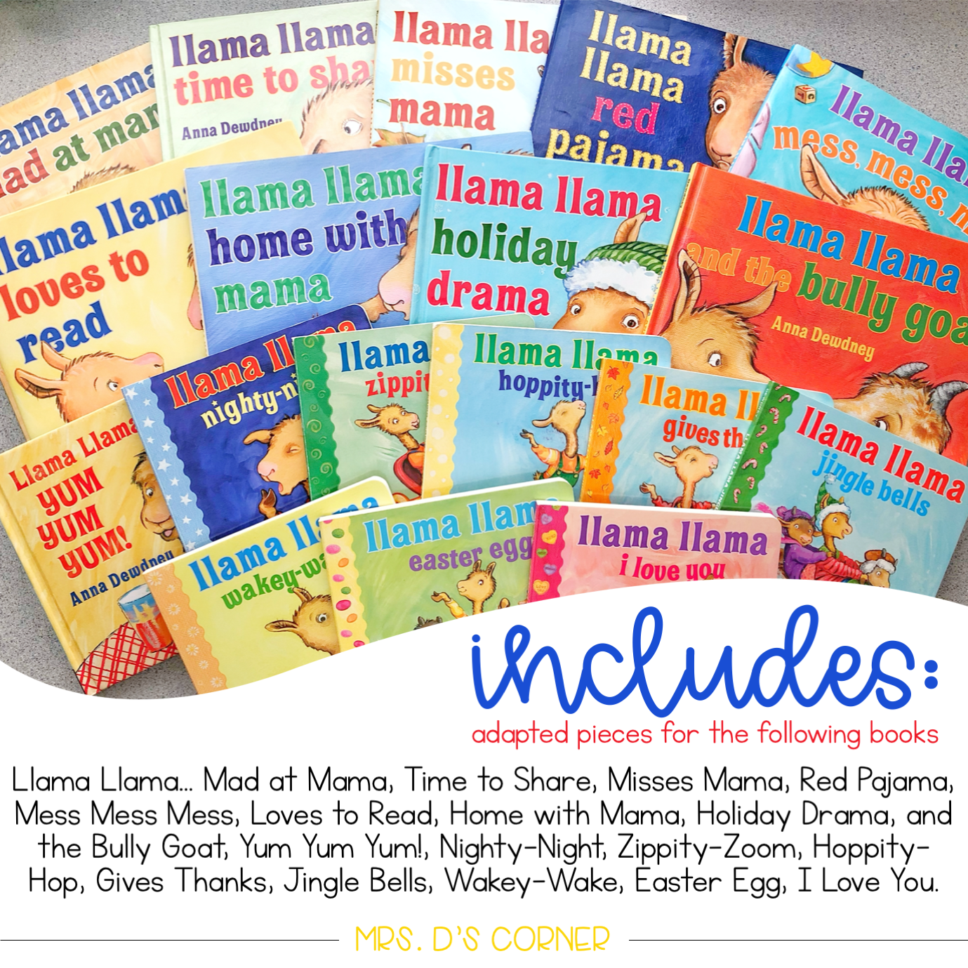 Llama Llama Adapted Piece Book Set [19 book sets included!]