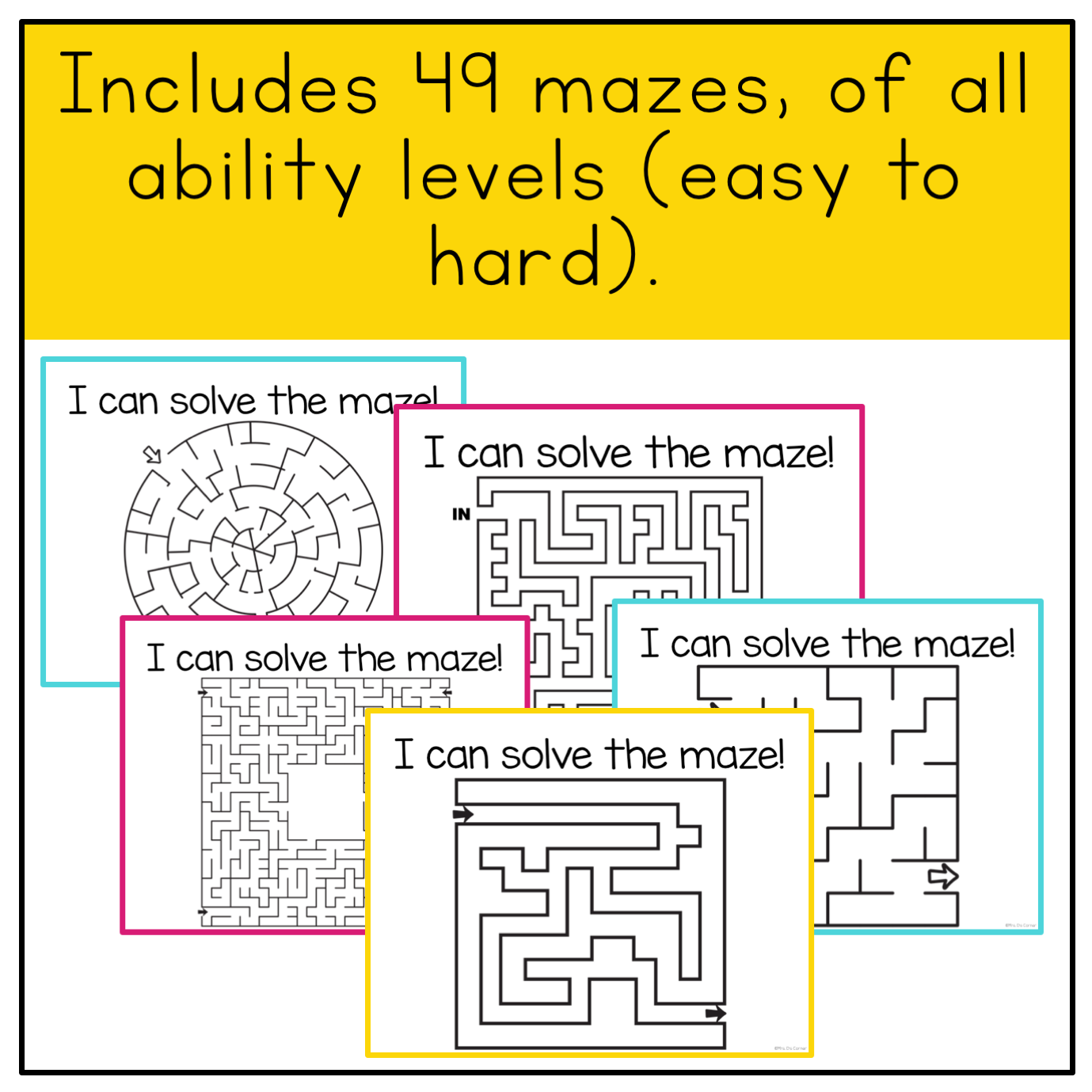 Fine Motor Skills Practice (Mazes) | Distance Learning