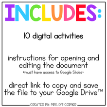 Load image into Gallery viewer, School Digital Activity Bundle [10 digital activities!] | Distance Learning