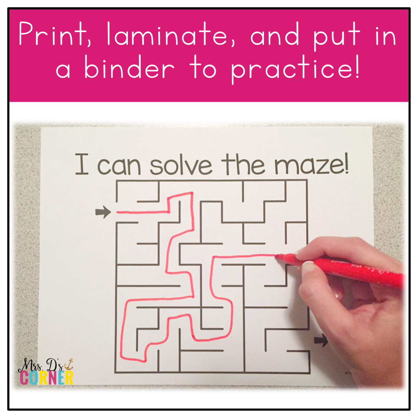 Fine Motor Skills Practice (Mazes) | Distance Learning