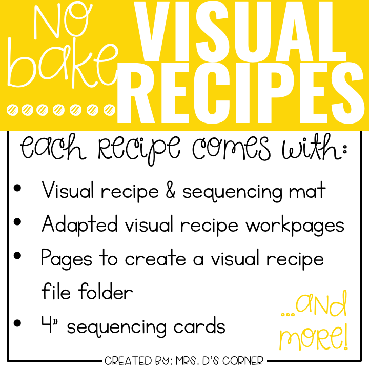 YEAR BUNDLE Visual Recipes with REAL pictures - Cooking in the Classroom