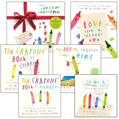 Crayons Adapted Piece Book Set [ 6 book sets included! ] Drew Daywalt