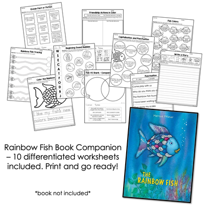 Rainbow Fish Book Companion [ Craft, Experiment, Writing and more! ]