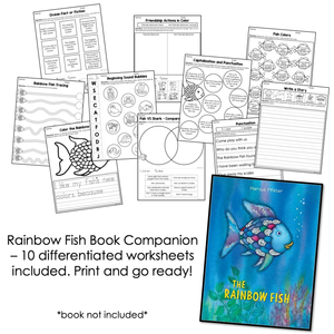 Rainbow Fish Book Companion [ Craft, Experiment, Writing and more! ]