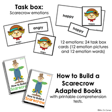 Load image into Gallery viewer, Otis and the Scarecrow Book Companion [Craft, Writing, Task Box + More!]