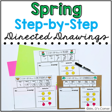 Load image into Gallery viewer, Spring Directed Drawings | Step-by-Step Drawings for Special Ed