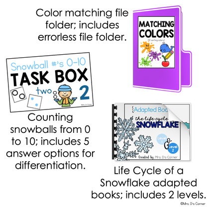 January Lesson Plan Pack | 12 Activities for Math, ELA + Science