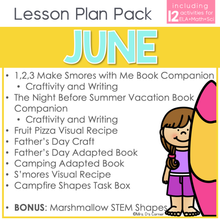 Load image into Gallery viewer, June Lesson Plan Pack | 12 Activities for Math, ELA, + Science