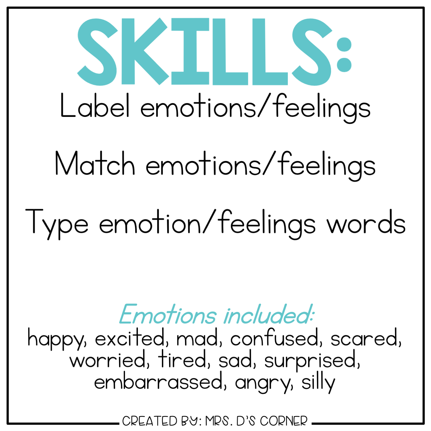 DIGITAL Adapted Work Binder ( Emotions - Feelings )