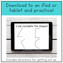 Load image into Gallery viewer, Fine Motor Skills Practice (Shapes) | Distance Learning