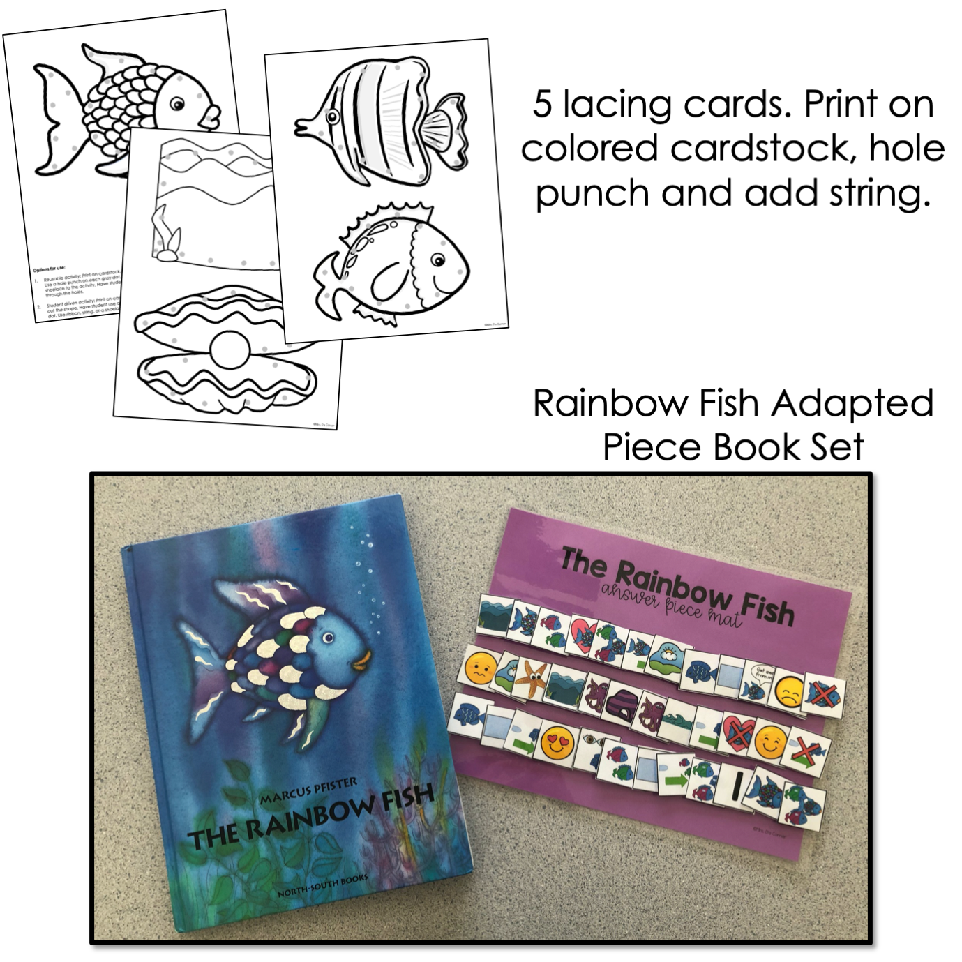 Rainbow Fish Book Companion [ Craft, Experiment, Writing and more! ]