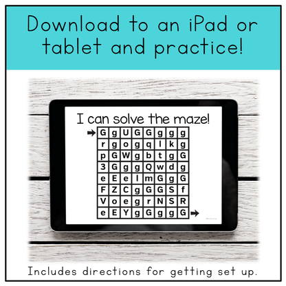 Fine Motor Skills Practice (Alphabet Mazes) | Distance Learning