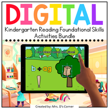 Load image into Gallery viewer, Kindergarten Foundational Skills Standards-Aligned Digital Activity Bundle