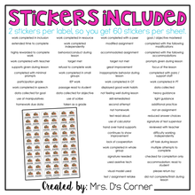 Load image into Gallery viewer, Communication Stickers | Progress Monitoring Stickers [from Teachers to Parents\