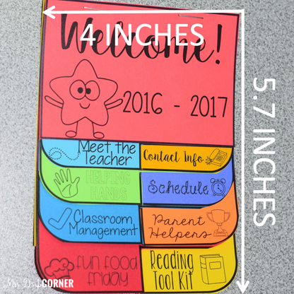 Editable Parent Handbook | Dual Tab Flip Book