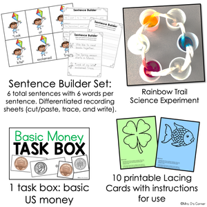 March Lesson Plan Pack | 12 Activities for Math, ELA, + Science