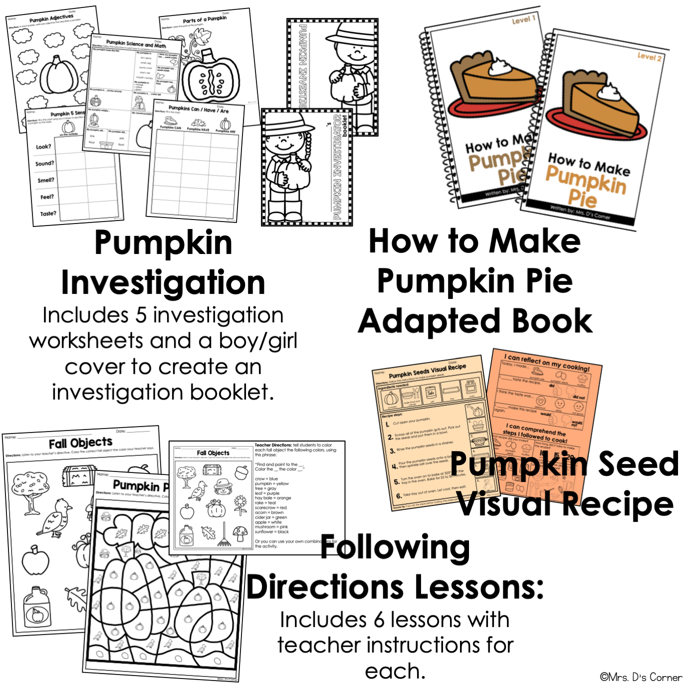 October Lesson Plan Pack | 12 Activities for Math, ELA, + Science