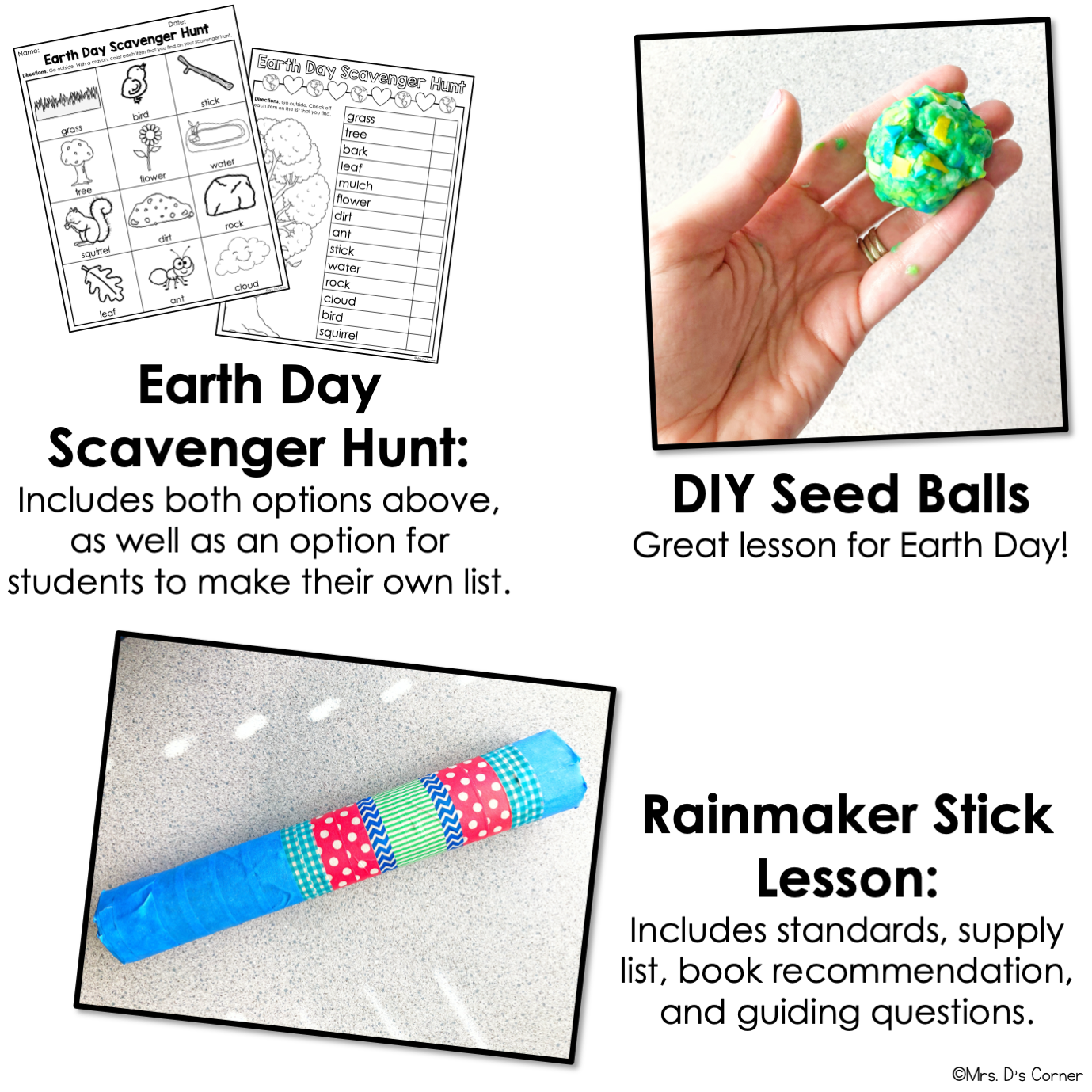 April Lesson Plan Pack | 12 Activities for Math, ELA, + Science