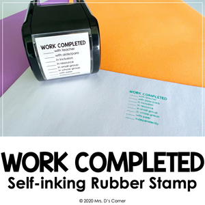 Work Completed in Self-inking Rubber Stamp | Mrs. D's Rubber Stamp Collection