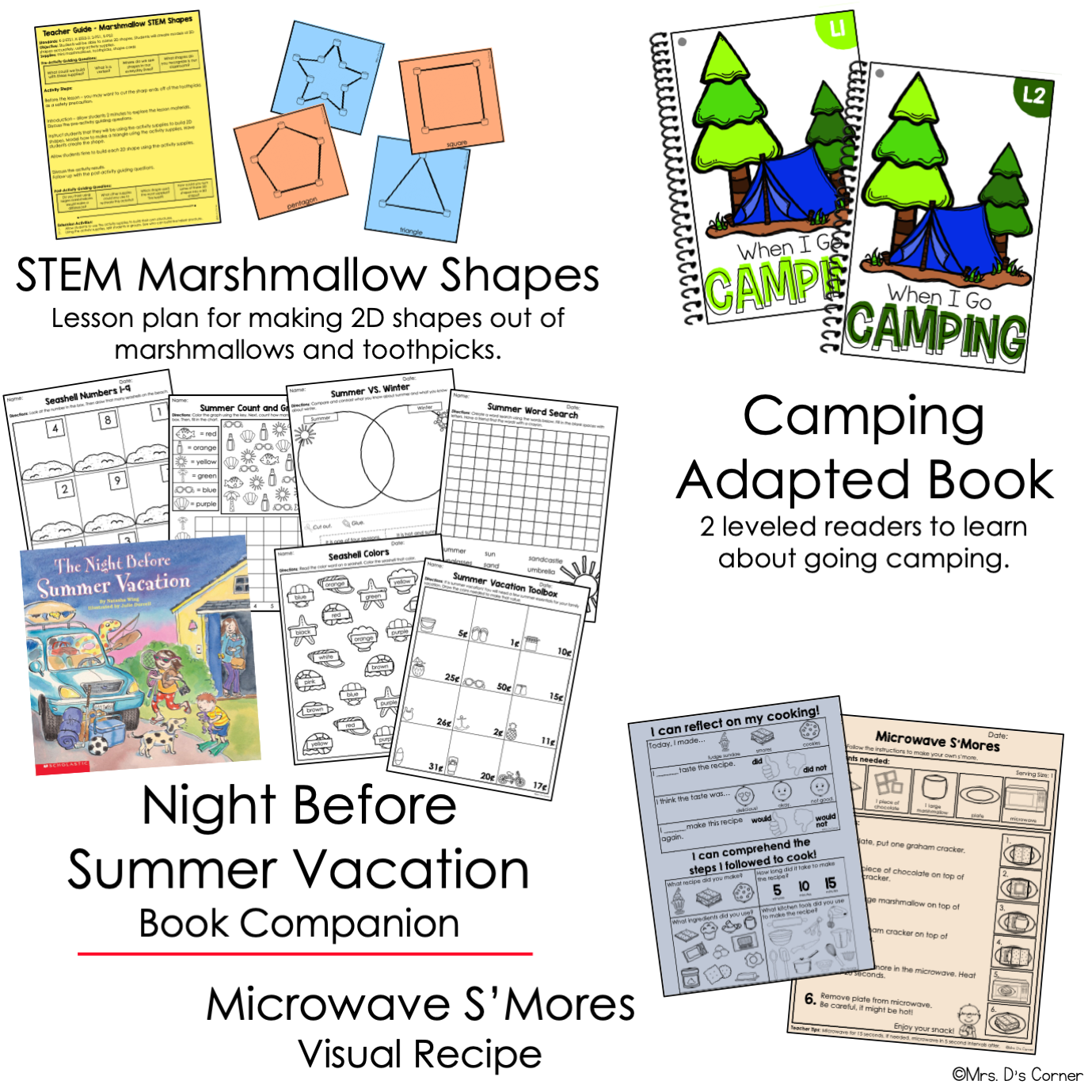 June Lesson Plan Pack | 12 Activities for Math, ELA, + Science