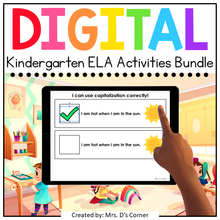 Load image into Gallery viewer, Kindergarten English Language Arts Standards Aligned Digital Bundle