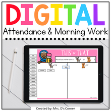 Load image into Gallery viewer, This or That Morning Routine + Attendance Check-in