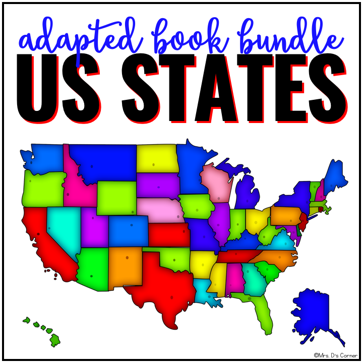 US States Adapted Book Bundle | State Symbols Book Bundle
