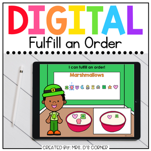 Saint Patrick's Day Fulfill an Order Digital Activity | Distance Learning