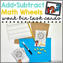 Load image into Gallery viewer, Addition and Subtraction Math Task Cards | Math Center