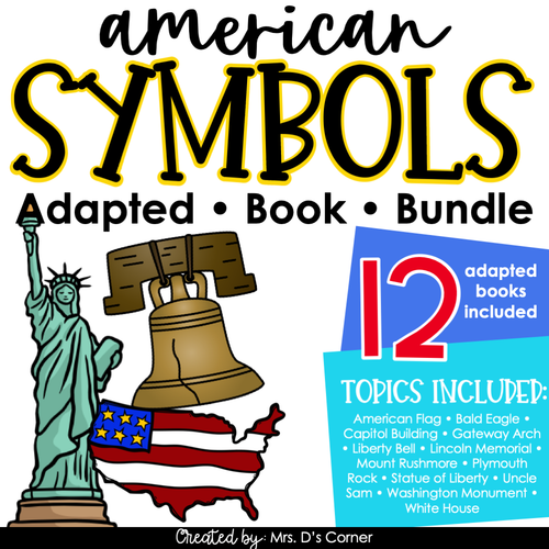 Bundle of American Symbols Adapted Books [Level 1 and Level 2]