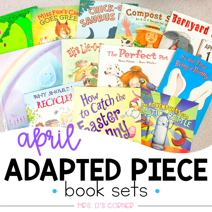 April Adapted Piece Book Set [14 book sets included!]