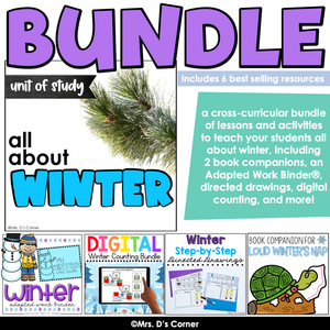 All About Winter Thematic Unit Bundle | Winter Lesson Plan Bundle